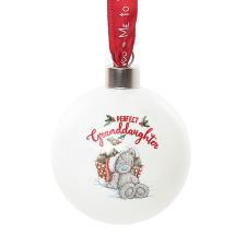 Perfect Granddaughter Me To You Bear Christmas Bauble Image Preview
